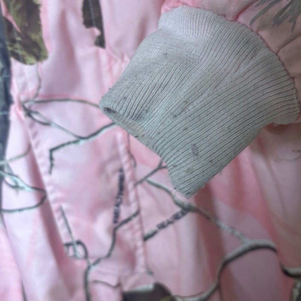 Cabelas Pink Camo Coveralls Size 6/7 - Picture 7 of 9